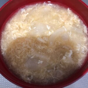 玉ねぎと卵のお味噌汁♡